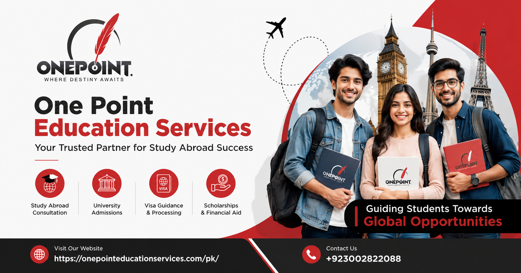 Study abroad consultancy in Lahore with high visa success rate helping students with admissions and visa applications.