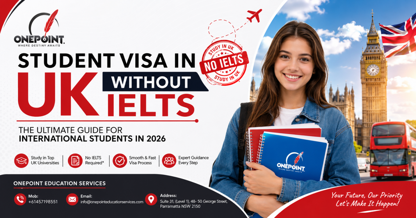 Student Visa in UK Without IELTS guide for international students applying to UK universities in 2026
