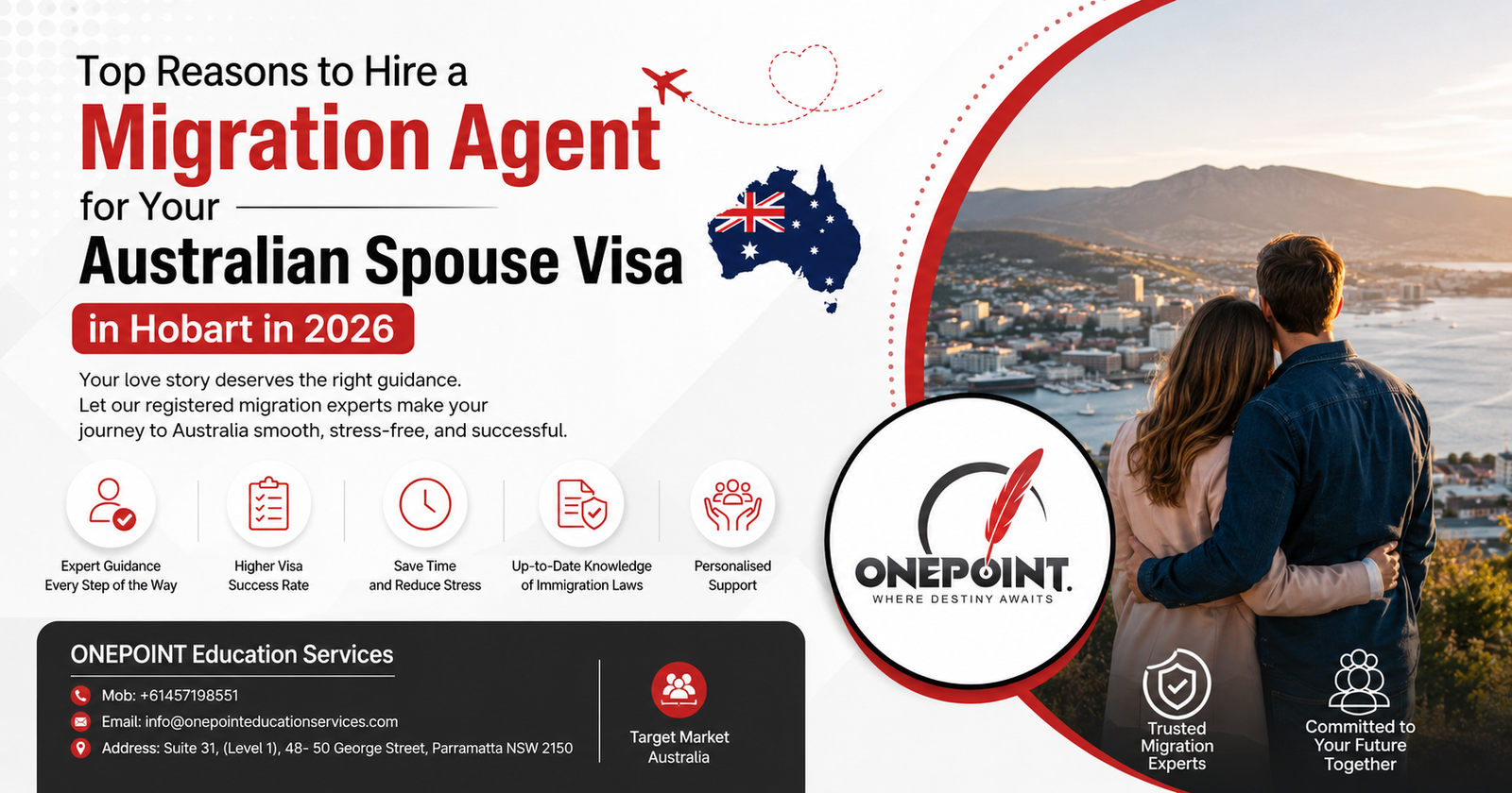 Top Reasons to Hire a Migration Agent for Your Australian Spouse Visa in Hobart in 2026