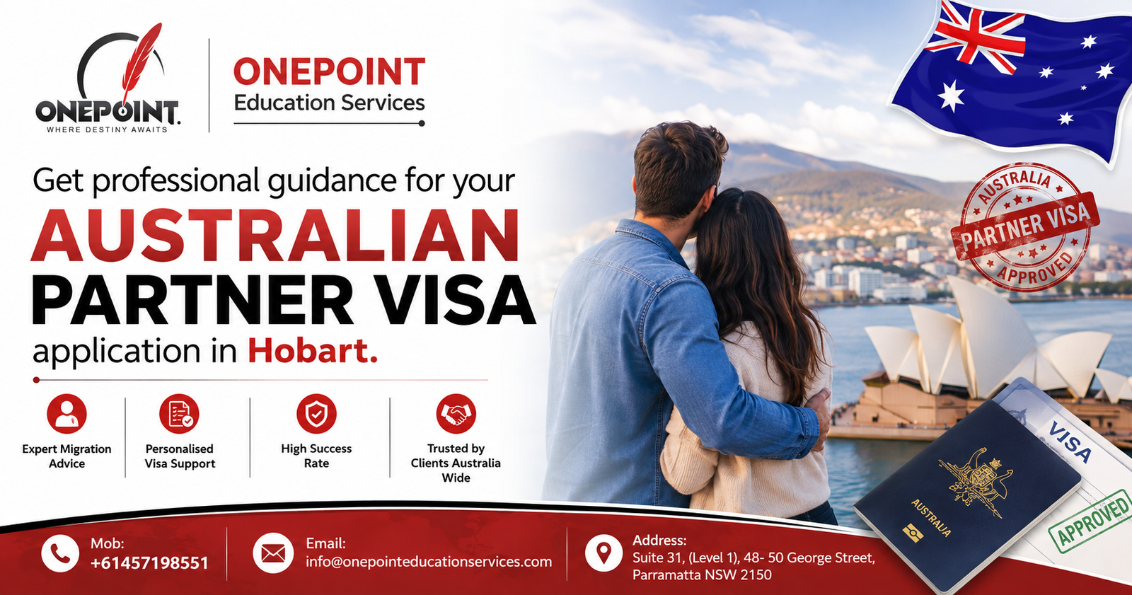 Partner Visa Migration Agent for Australian Partner in Hobart