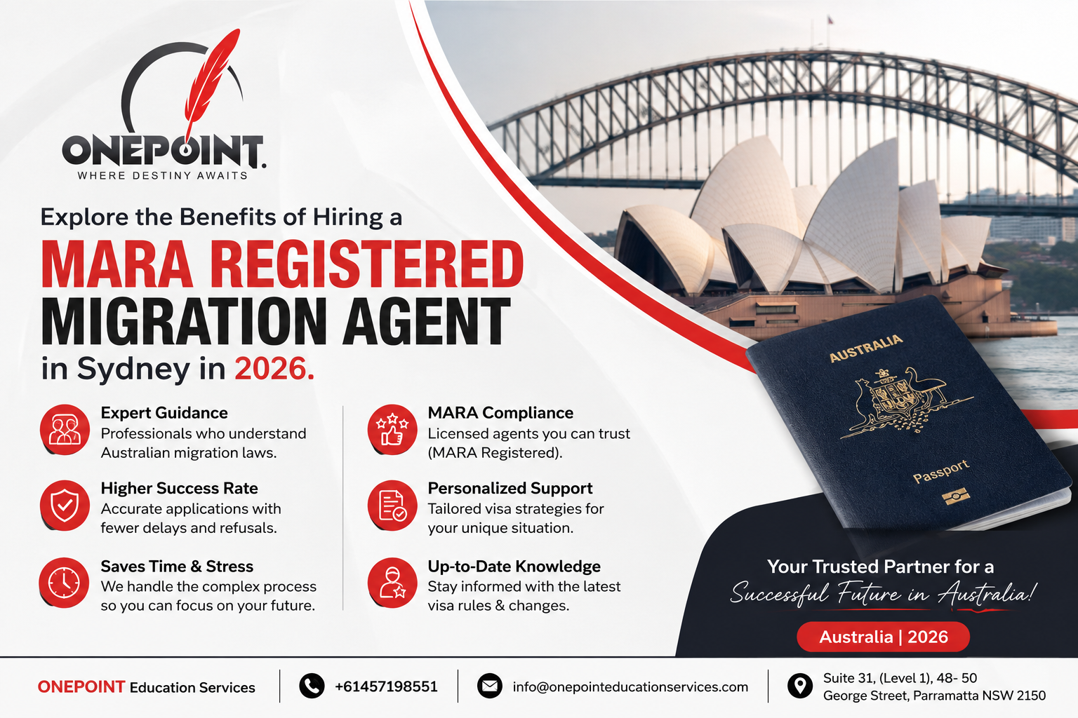 Best Immigration Agent in Sydney – ONEPOINT Education Services