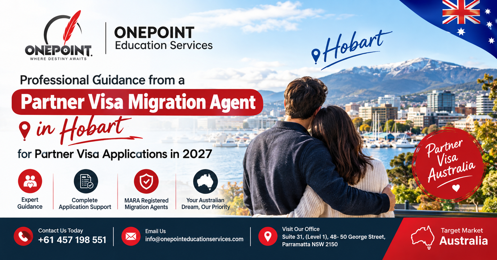 Partner Visa Migration Agent in Hobart helping couples with visa applications